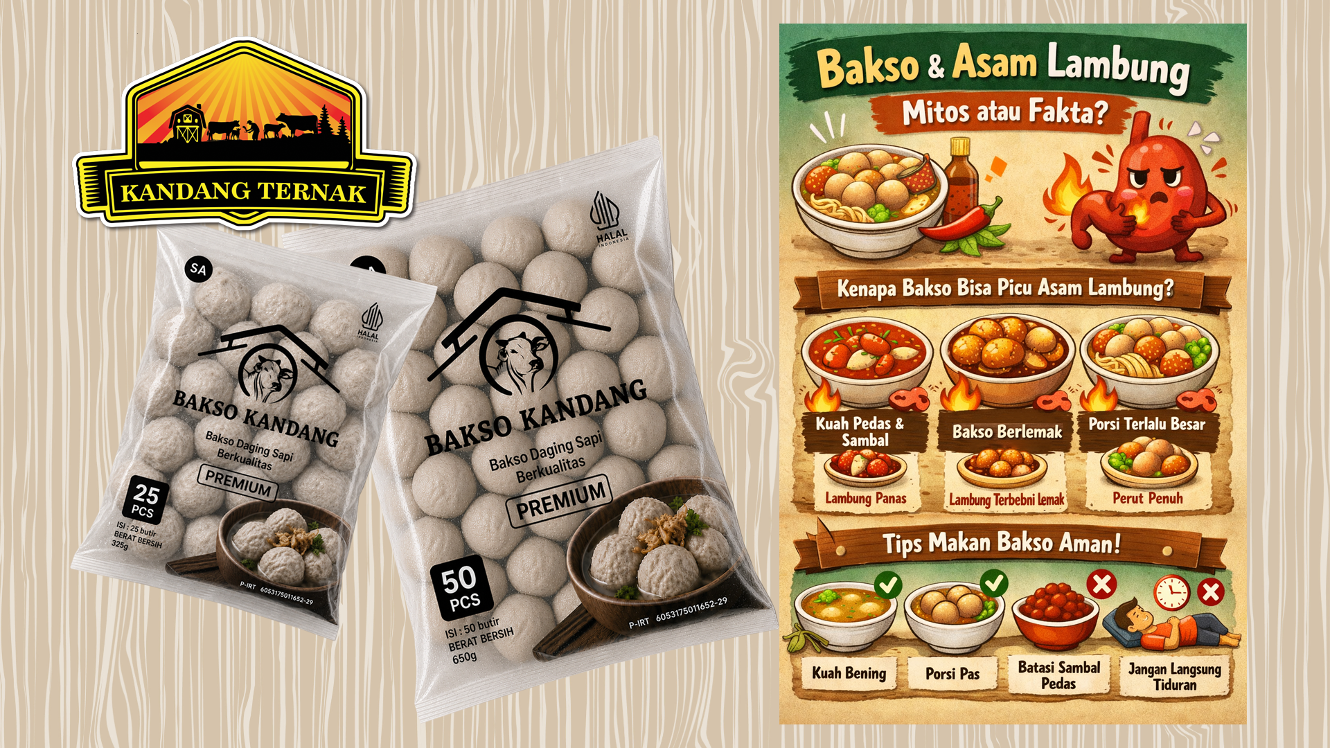 bakso dan asam lambung