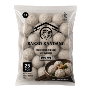 bakso kandang polos isi 25 new packaging
