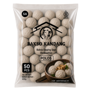 bakso kandang polos isi 50 new packaging