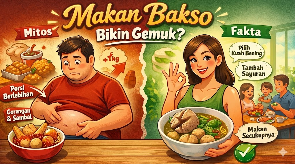 makan bakso bikin gemuk