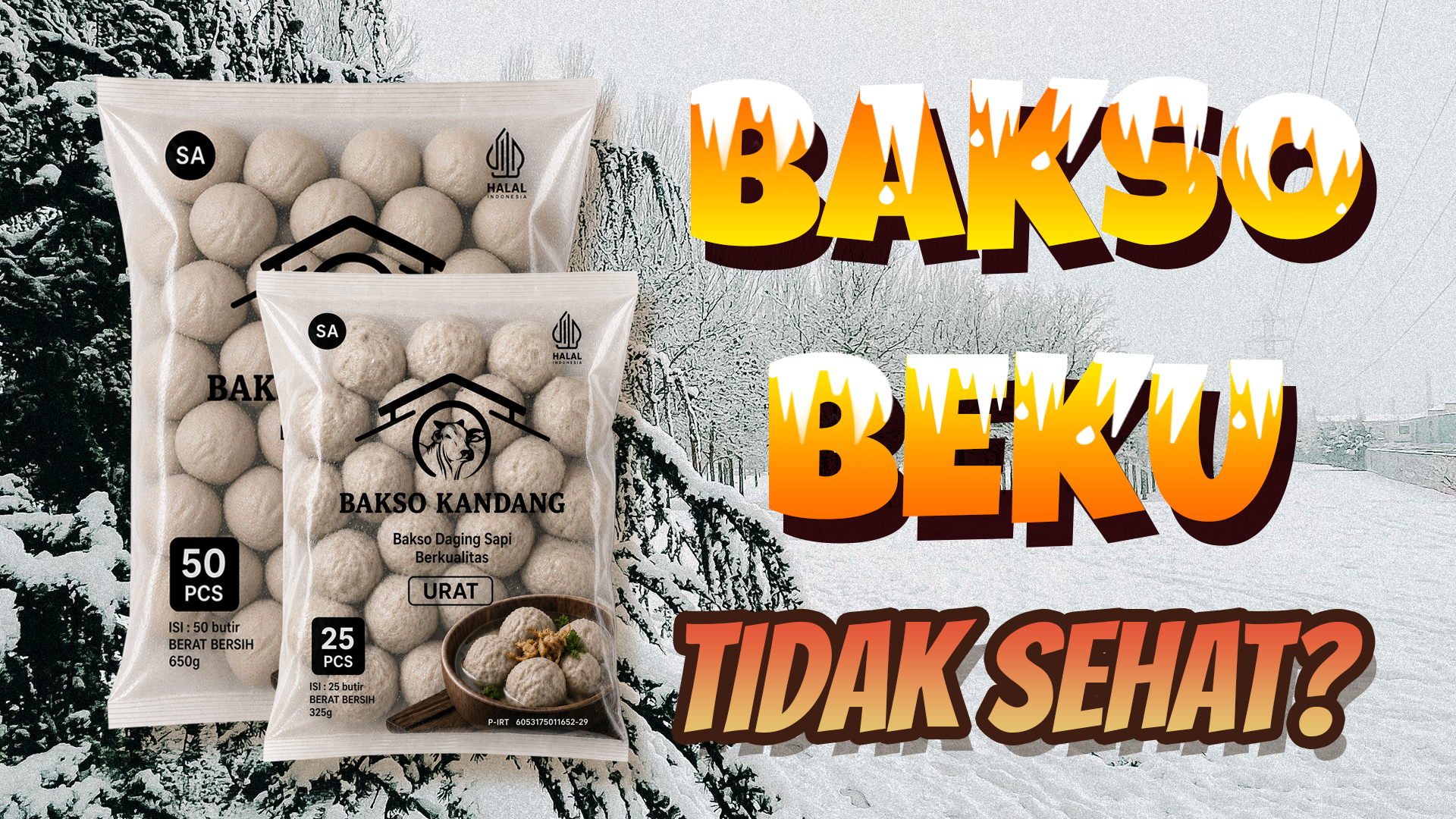 bakso beku tidak sehat